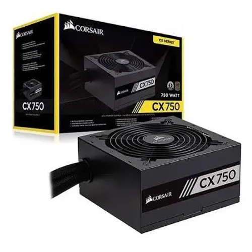 FONTE CORSAIR CX 750 80 PLUS