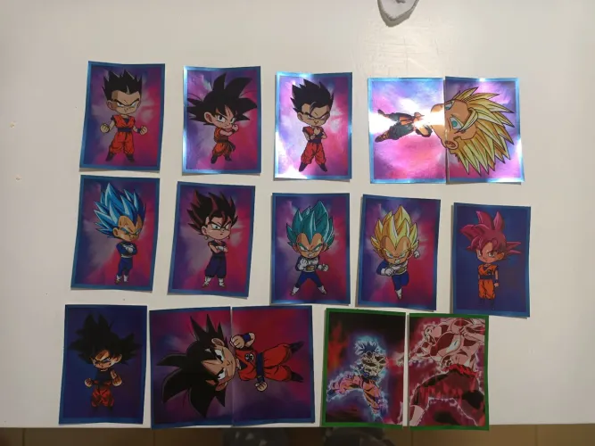 Figurinhas albúm Dragon Ball Super