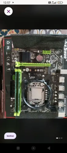 Placa mãe x79 processador E5 2070 memória ram 16 gb, 2 pentes de 8 