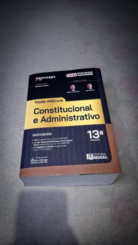 Vade-Mécum Constitucional e Administrativo (Estratégia) - 2° semestre de 2025 