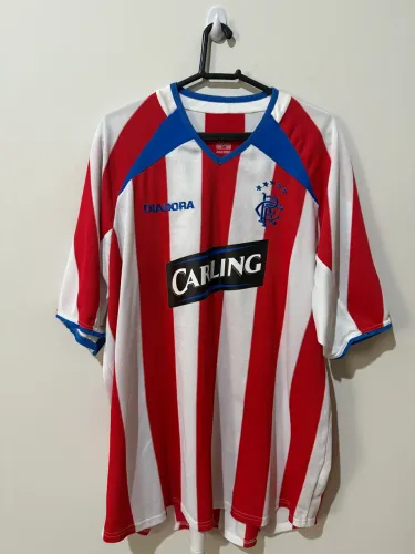 Camisa Rangers Escócia Diadora Rara futebol