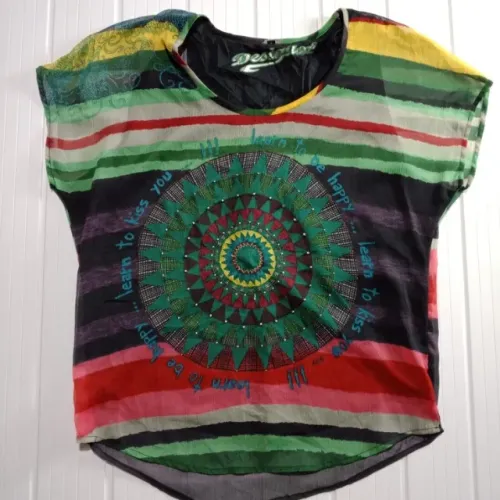 Camisa feminina blusa feminina camiseta feminina estampada colorida
