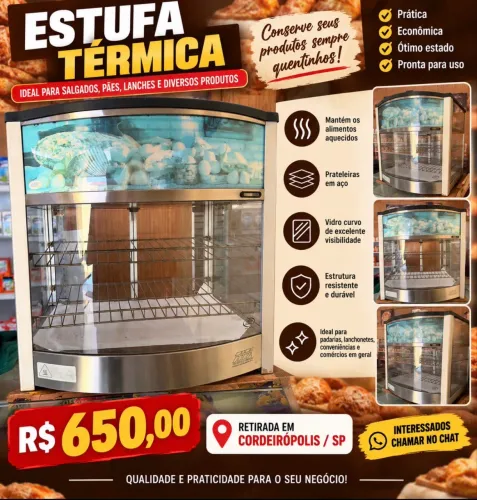 ? ESTUFA TÉRMICA À VENDA