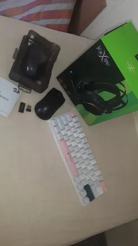 Kit Gamer Completo PC - Teclado Mecânico K500 + 2 Mouses + Headset<br><br>