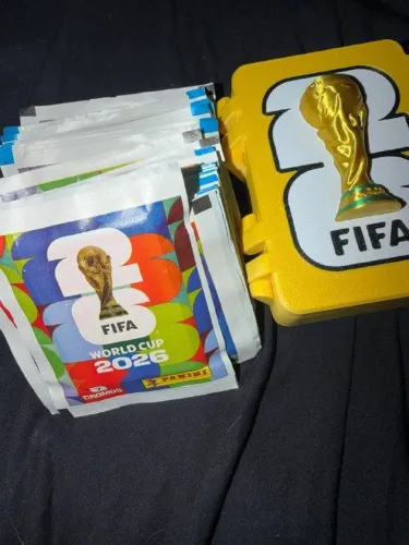 Pacote de figurinhas copa do mundo panini 2026