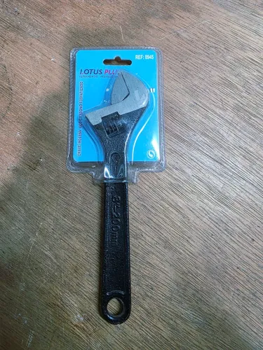 Chave Inglesa de 8" de Aço Carbono Fosfatizado Lótus Plus 