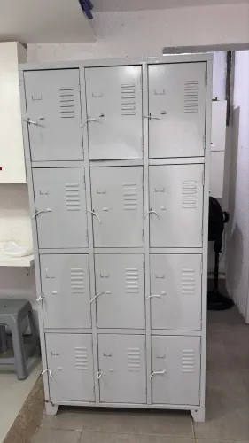 Armário Locker de Aço 12 portas para Vestiario