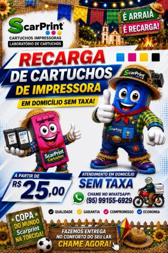 No conforto do seu lar recarga de cartuchos de impressoras