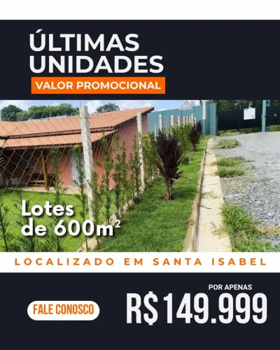 83SI- Invista em Santa Isabel por R$149.999
