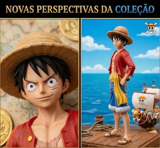 Monkey The Luffy Boneco 3D