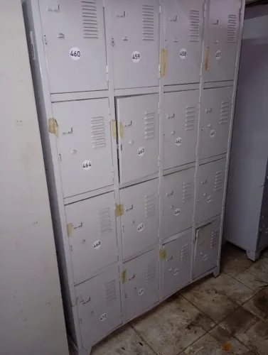 Armários de aço 16 portas