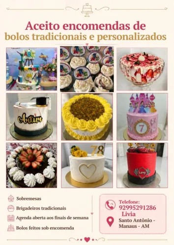 Bolos sob encomenda