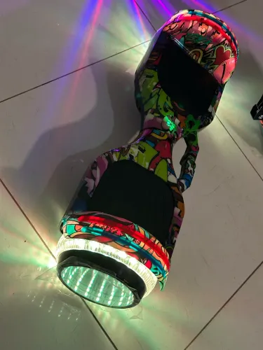 Hoverboad Foston com led infinito em promoção / Motor forte 400watts Suporta até 100kg