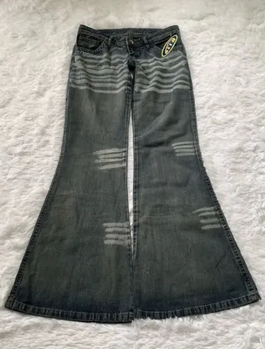 Calça jeans flare r.i.19 vintage 42