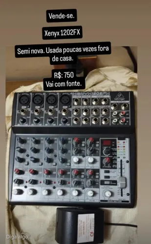 Mixer Behringer Xenyx 1202FX
