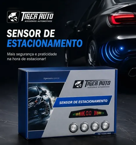 Sensor de Estacionamento Tiger Auto - NOVO