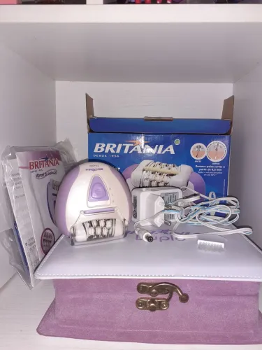 Depilador Elétrico Britânia Duplo Bivolt - Kit Completo na Caixa