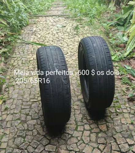 Pneus perfeito estado, semi novo 205/65R16