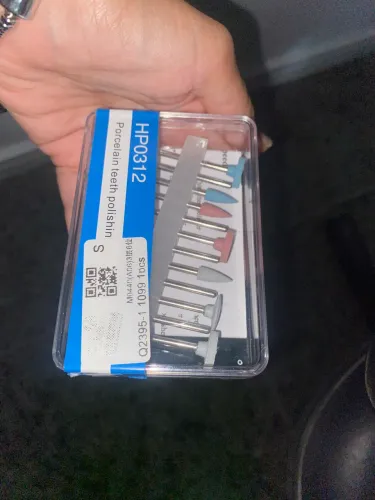 conjunto de pontas de borrachas abrasivas p/ acabam. de resina composta