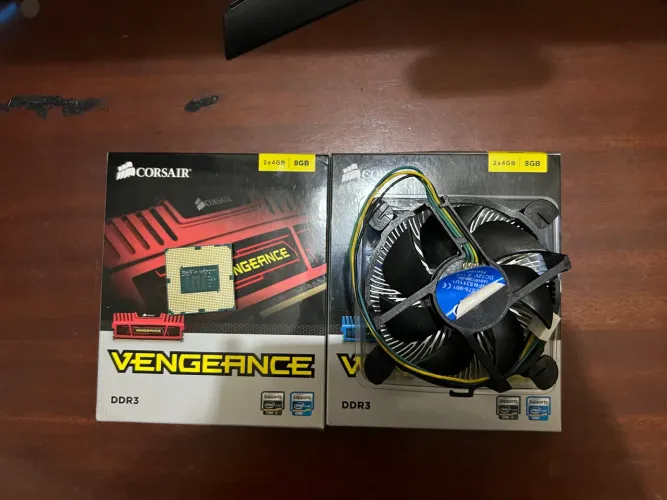Kit: Processador Intel i5 e 16gb (4x4) de ram corsair ddr3