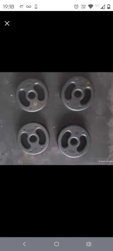Anilhas injetadas de 2kg