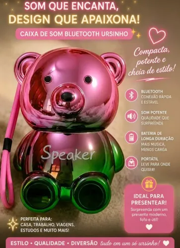 Caixa de som Bluetooth