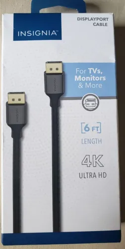 Cabo Displayport-DisplayPort sem uso, novo!!!