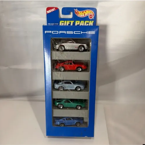 Conjunto de 5 carrinhos Hot Wheels Porsche 1995