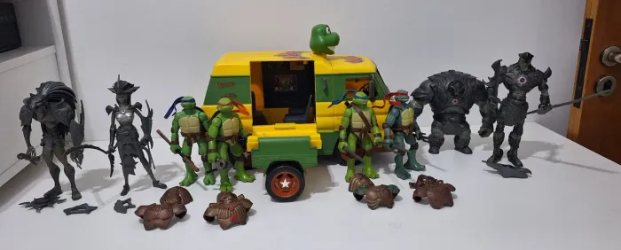 Lote TMNT 2007 Tartarugas Ninjas *Leia a descrição