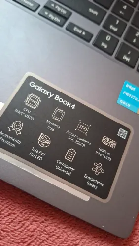 Notebook book 4 Samsung.