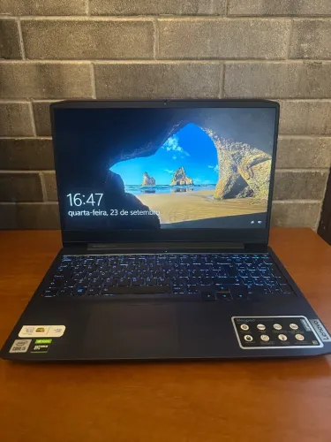 Notebook Gamer Lenovo igaming RTX 1650 Azul (TROCO POR PS5