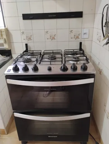 Fogão 5 bocas Brastemp 