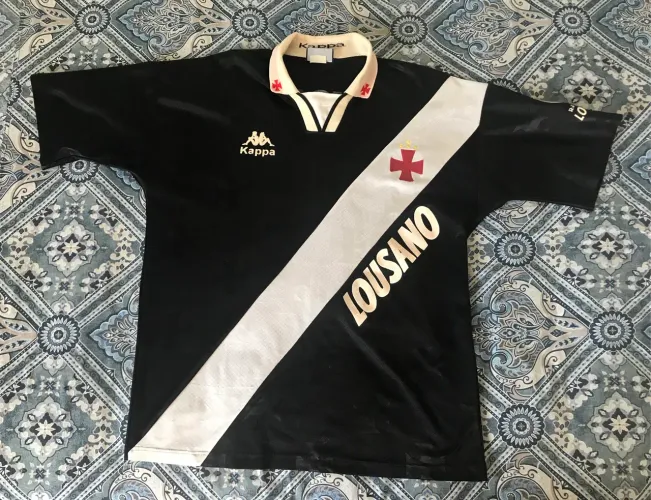 Camisa Vasco Kappa Lousano preta