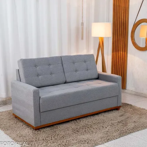 Sofá 3 lugares Living 1,70m Lisboa rf43