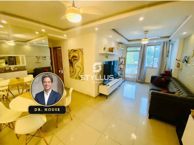 Apartamento Moderno e Reformado com Varandão em Vila Isabel! M63C