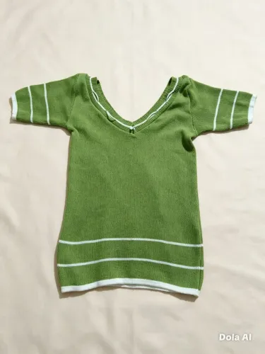 Blusa tricot verde lima