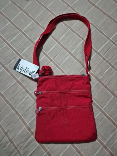Kipling Mini bolsa tiracolo feminina Keiko vermelho