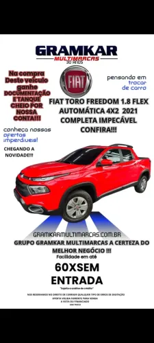 Fiat Toro Freedom 1.8 16V Flex Aut. 2021