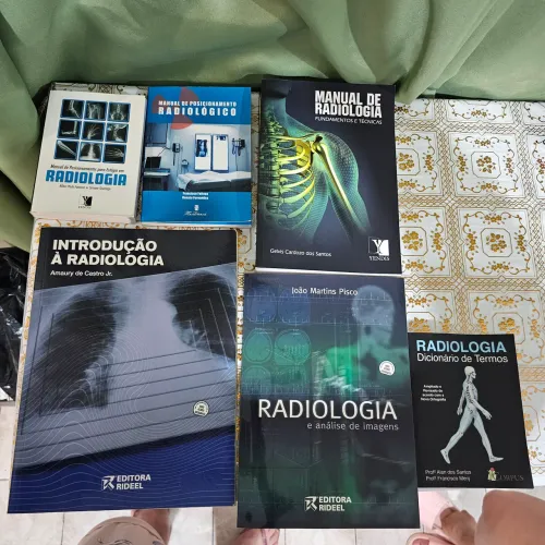 Kit 6 Livros de Radiologia: Introdução, Manual, Dicionário etc. Vários Autores
