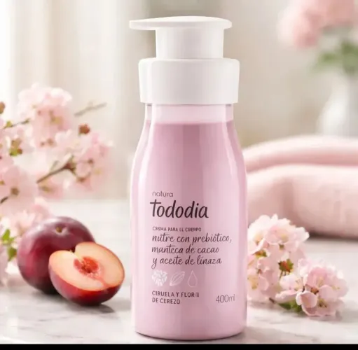 Creme Corporal Natura Ameixa E Cereja Todo Dia 400ml