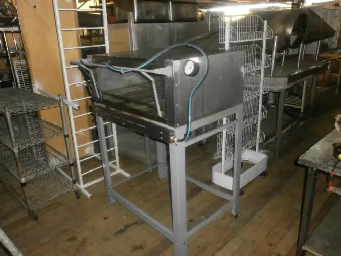 forno com pedras refratário á gás medida interna - 90x90cm