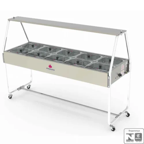 Rechaud térmico 10 cubas