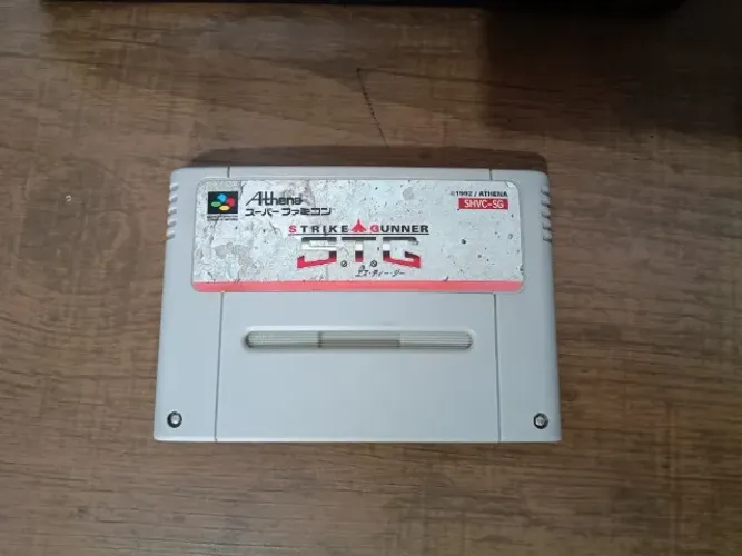Strike Gunner STG Super famicom (Navinha) original funcionando 100%