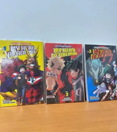 Manga My Hero Academia vol 1,2 e 3