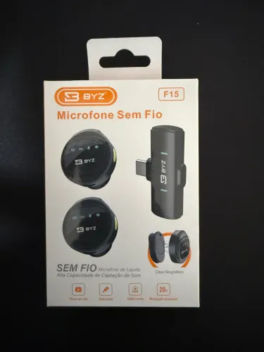 MICROFONE DE LAPELA SEM FIO
