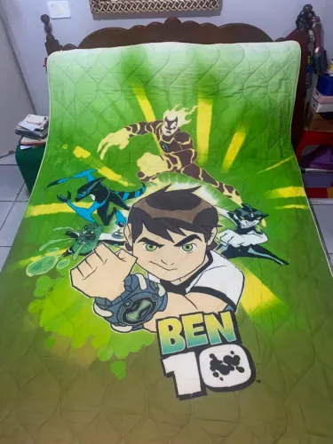 TROCO - Colcha/Edredom Original Ben 10 Clássico Lepper - Raro - Por Figuras Bandai