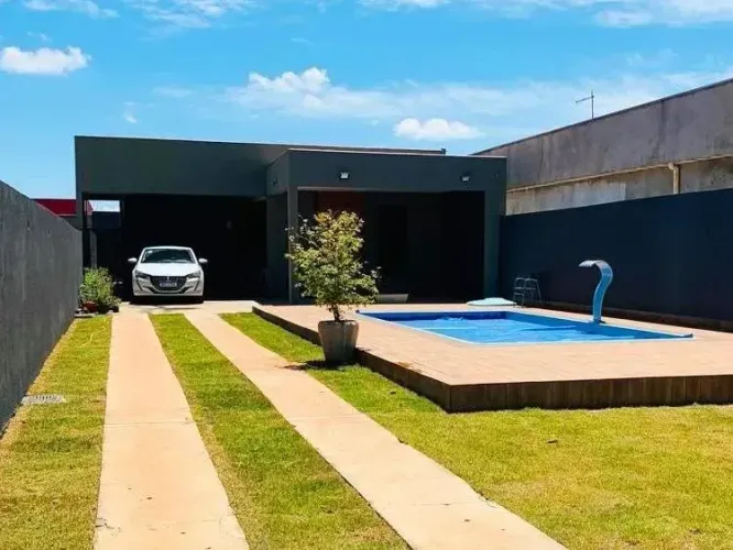 Casa Ponte Alta 3Qts, piscina, condominio alto padrão no melhor local perto do posto rodob