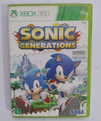 Jogo Sonic Generations Xbox 360