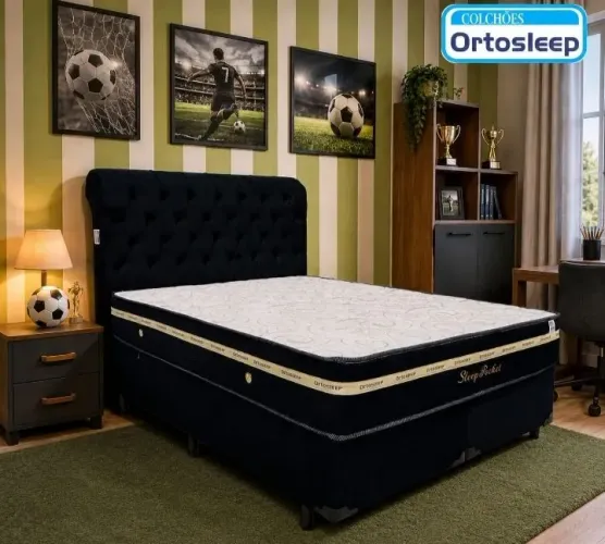 Cama Queen com cabeceira 