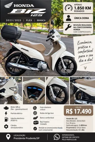 Honda Biz 125 EX/ 125 EX Flex 2023